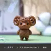 Llavero Colgante de Borla con Signo del Zodiaco de Madera de Durazno Forma de Animal Lindo Decoración de Coche Colgante de Madera para Bolsos de Hombre y Mujer