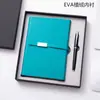 Caixa de Presente Empresarial Personalizada Ecológica Inodora com Bandeja Interna de EVA, Revestimento Colorido de EVA e EVA Prensado a Quente Integrado