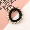 Versão coreana de contas para unhas anel de cabelo de pérola 16 sem costura Rede Vermelha simples Coringa Anel de toalha de pérola Corda de cabeça colorida Atacado