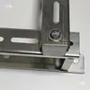 Suporte de Chão para Ar Condicionado de Aço Inoxidável Suporte de Chão para Unidade Externa com Barra Transversal Amortecedor de Choque Almofada Antivibração Elevado Espessado 3HP 2P Universal