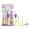 Ferramentas de tricô transfronteiriças carimbo Le caneta de bordado DIY agulha de bordado 3 tipos de espessura um conjunto de caneta de carimbo agulha de bordado AC047