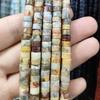 Cuentas sueltas de piedra natural de 3x6 mm, espaciadoras redondas, cuentas de ágata y amatista, para pulseras y collares, cuentas semiacabadas, venta al por mayor