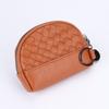 2026 Bolso Nuevo para Mujer Cartera Tejida Hecha a Mano Billetera Sencilla para Monedas Billetera de Piel Sintética Bolso Pequeño con Cremallera para Cosméticos
