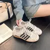 Zapatillas deportivas de malla transpirable, populares zapatillas de entrenamiento retro alemanas de suela gruesa que hacen que los pies parezcan más pequeños, nuevas zapatillas antideslizantes para correr Forrest Gump 2026