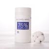 Toallitas húmedas desinfectantes enlatadas de 60 unidades, toallitas húmedas con alcohol al 75%, toallitas húmedas para limpieza del hogar, venta al por mayor en stock