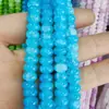 Cuentas de Ábaco Teñidas al Agua de 8x5 mm, Cuentas de Vidrio que No se Desvanecen, Cuentas Sueltas de Vidrio, Materiales para Joyería de Pulseras, Venta al por Mayor para Manualidades con Cuentas