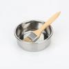 Directo de fábrica redondo acero inoxidable Tazón de Aceite barbacoa tazón para condimentos caja de muestras platos tazón taza de salsa de soja Tazón de Aceite