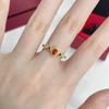 Anillo de oro con diseño de pájaro de palacio pequeño de moda nacional retro, estilo elegante, ligero, de lujo, nicho ajustable, sin decoloración, regalo, versión de alta gama