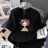 Camiseta de Manga Curta para Meninas 2026 Novo Estilo Roupas Algodão Puro Camisa de Bebê Meninas Tops de Verão Camisetas Roupas de Verão para Crianças