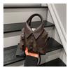 Bolsa para Roupas Estilo Coreano Nova Tendência de Moda 2025 Bolsa Estilo Casual Simples Cor Sólida Ombro Único Transversal Bolsa de Mão para Mulheres