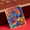 Dzambala Negro pintado tibetano pintura Thangka pintada a mano lienzo central impresión microchorro Thangka cultural y creativo Zakiralam al por mayor