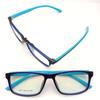 En stock al por mayor retro TR90 montura generosa montura para gafas juveniles para hombre negra montura completa para miopía ojos de mujer