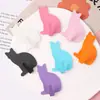 Gancho de Gato Fofo Gancho de Metal Sem Perfuração Gancho Adesivo de Parede Sem Marcas Gancho de Armazenamento de Roupas para Porta de Cozinha Banheiro