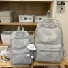 Mochila Nueva de Gran Capacidad Estilo Japonés Bolsa de Viaje Escolar Ins Nicho Secundaria y Preparatoria Mochila de Mariposa Reflectante de Alto Valor