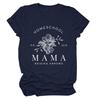 Playera casual europea y americana homeschool pr 22 6 mamá transfronteriza verano cuello redondo manga corta top para mujer