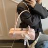 Bolso Pequeño Retro de Alta Gama para Mujer 2025 Nueva Llegada Primavera y Verano Combinable Bolso de Hombro Sobaco Bolso Baguette Portátil y a la Moda