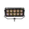 Nuevo Foco para Motocicleta con 8 Ojos, Ventilador, Faro LED de Doble Color, Luz Alta y Baja, Súper Brillante, Doble Fila, Alta Potencia
