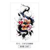 Calcomanías de Tatuaje de Calavera de Flores Coloridas a Prueba de Agua y Sudor Tatuajes Temporales para Hombres y Mujeres Calcomanías Pequeñas para Brazo Completo Estilo Popular para Fiesta