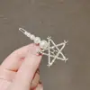 Celebridade da Internet Japonesa e Coreana Planeta dos Sonhos Pérola da Lua Strass Fivela de Sapo Grampo de Cabelo Borboleta Grampo para Franja Grampo de Cabelo para Menina
