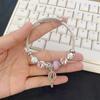 Pulseira Panjia Dora de Aço Inoxidável Urso Coração Pulseira Aberta com Contas DIY Bestseller da Amazon Joias de Estilo Fresco