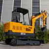 Mini Excavadora Multifuncional, Modelo 30, para Trituración y Excavación de Carreteras de Ingeniería, Excavadora Pequeña de Ingeniería Refrigerada por Agua de Tres Cilindros
