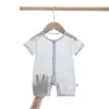 Ropa de Verano para Bebé Recién Nacido Jingqi Mono de Manga Corta para Bebé Ropa de Casa para Bebé Pijamas Mameluco de Verano para Bebé