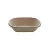 Caixa de Almoço Descartável Biodegradável 620ml Comida Leve Salada Redutora de Gordura 770ml Tigela de Polpa de Papel Ecológica Tigela para Levar