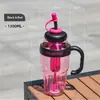 Espesado Nuevo Alto Valor Barriga Grande Tipo Pajita Ventosa Gran Capacidad Taza Ton con Asa Tetera Grande