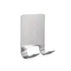 Porta-cuchillas de acero inoxidable para baño transfronterizo, Gancho adhesivo sin taladro, Estante de pared para maquinillas de afeitar para baño