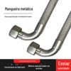 Mangueira Flexível de Metal de Aço Inoxidável Vapor de Alta Pressão Trançada Tubo Industrial Tubo Metálico Trançado Rosqueado Industrial