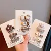 Nuevo Clip para el Cabello de Niños a Cuadros Caqui de Dibujos Animados para Otoño/Invierno, Lindo Clip Lateral para Niña, Clip para Pelos Rebeldes de Bebé, Clip para Flequillo, Accesorios para el Cabello