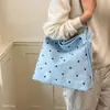 Bolsa Poá Nova Casual Estilo Coreano 2026 Trabalho Grande Capacidade Tote Bolsa Tote Feminina Moda Ombro Único Transversal