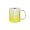 Taza de Cerámica Dorada Electrochapada Taza Recubierta Taza Dorada y Plateada para Sublimación Taza de Transferencia Térmica Venta al por Mayor Taza Lisa de Colores