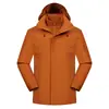 Colección de otoño e invierno: conjunto de ropa de trabajo para exteriores de dos piezas con bolsillos tridimensionales curvos en los brazos, personalizable con un logotipo; chaqueta para deportes al aire libre y montañismo