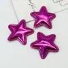 Estrella de Cinco Puntas Brillante de PU de 2.5 cm DIY para Niños Pasadores Hechos a Mano Accesorios Decorativos para Tocados Ropa Sombreros Zapatos Calcetines