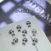 Accesorios para decoración de uñas de estilo cruzado oscuro, populares cruz retro gótica pentagrama de aleación plata antigua decoraciones para uñas