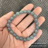 Jadeíte azul aço, verde óleo antigo, azul água de lago, pulseira de contas em tablete de corte reto, cor de jadeíte, água azul, contas estilo antigo, pulseira para homens e mulheres