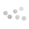 Cuentas sueltas de concha de vieira de agua dulce de 12 mm con agujero lateral tallado, material para pulseras y pendientes, accesorios colgantes