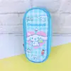 Ins Linda Estuche de Lápices Estampado con Doble Cremallera Dibujos Animados Gran Capacidad PU Estuche de Lápices para Estudiantes Bolsa de Almacenamiento de Cosméticos para Niña