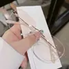 Gafas Sin Montura para Miopía para Mujer Se Pueden Equipar con Lentes Graduados, Lentes Fotocromáticos, Monturas de Gafas Ultraligeras Sin Montura Anti Luz Azul