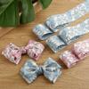 Cinta con estampado de jazmín de doble cara para ropa, sombrero de paja, flor, caja de regalo, decoración, lazo, accesorios para el cabello, cinta de material