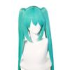 En stock primer sonido futuro cos peluca MIKU mapache cabeza de simulación pinza de tigre cola de caballo al por mayor primera generación de cabello