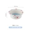 Bowls de Cerámica al por Mayor para Uso Doméstico, Bowls Lindos de Dibujos Animados de Aspecto Sofisticado, Platos, Vajilla para una Persona de Aspecto Sofisticado para Niñas