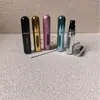 Botella dispensadora de cápsulas H de metal Botella portátil de aromaterapia para aceites esenciales Botella vacía mini multicolor para viajes Contenedor de aceite esencial para llevar