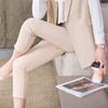 Colete de terno sem mangas Qiguniang marrom feminino terno Primavera e Outono novo ocasião formal passageiro colete profissional traje formal