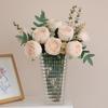 Sensación de Alta Simulación Humectante Rosa Decoración del Hogar Sensación Flores Falsas Flores de Boda Flores de Té Rosa Humectante Flores de Simulación