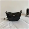 Yuezizhi 2026 Verão Nova Pequena Bolsa de Mão Estilo Chanel com Bordado de Diamante, Design de Bolsa Sela de Ombro Único, Bolsa Transversal com Corrente