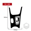 Adecuado para BMW X3 F25 F26 11-17 juego completo de interruptor de logo de volante interior de fibra de carbono negro piano
