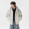 Chaqueta de algodón con forro polar estilo retro americano 2026, colección otoño/invierno, parka con capucha extragrande, diseño unisex