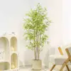 Plantas verdes artificiales, plantas de bambú en maceta, decoración de interiores, adornos de paisajismo para jardín exterior, bambú artificial falso, bambú mini